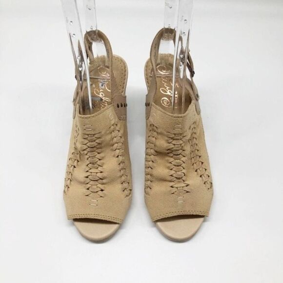 NAUGHTY MONKEY Montana Joe Suede Heeled Sandals  - Picture 3 of 7